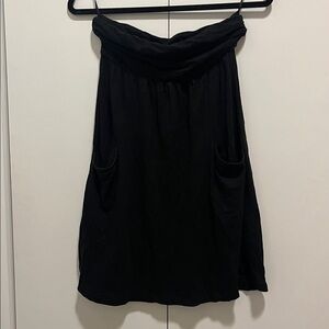 Black Strapless Dress